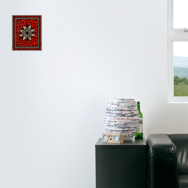 Snow Talisman Symbol – Winter & Nordic Art Design by TuncGK